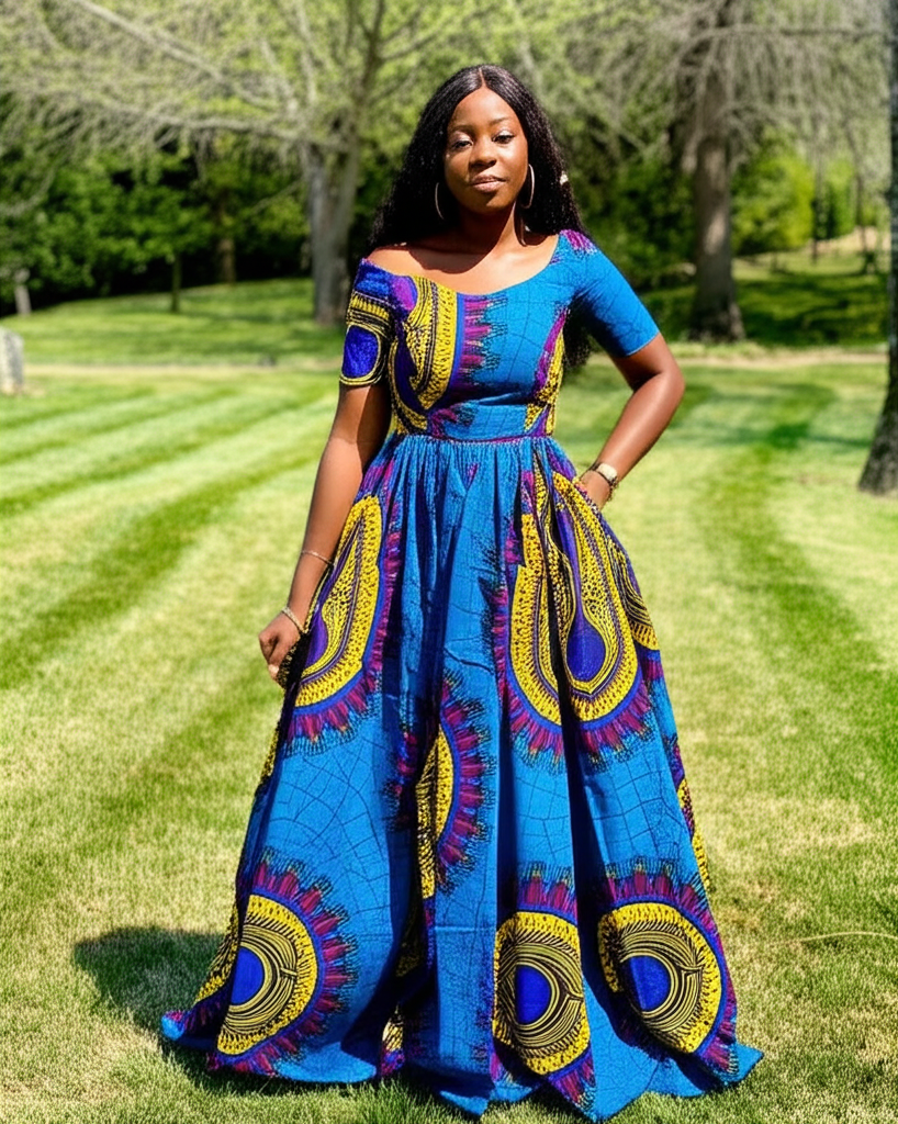 Ankara Maxi Dress